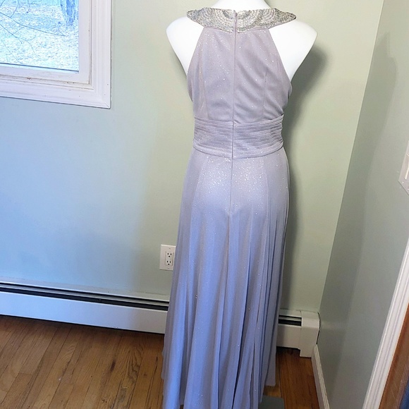 🚫SOLD🚫Cachet Sleeveless Bead Strap Glitter Gown - Picture 5 of 7